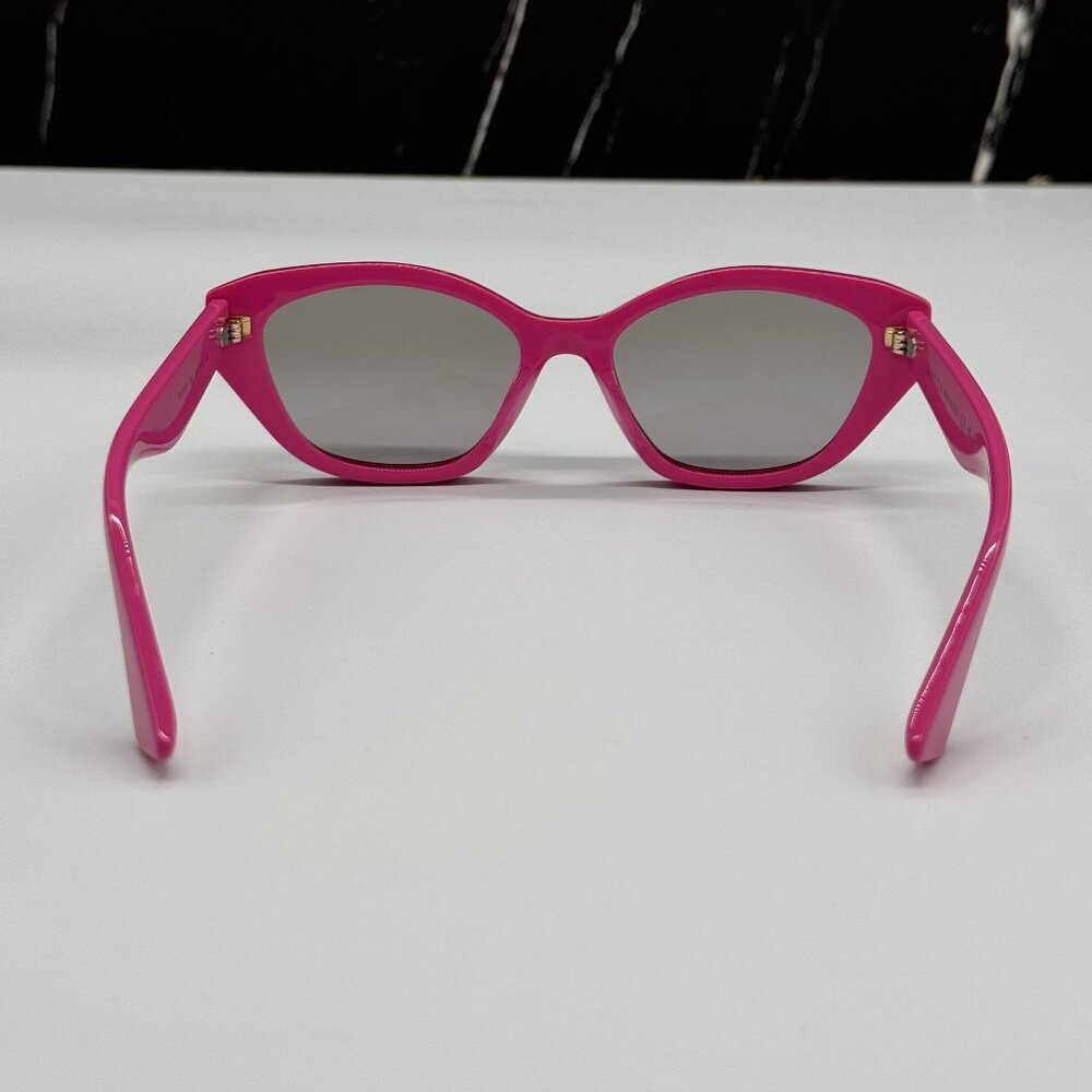 NEW GUCCI GG1638S 003 BURGUNDY FUCHSIA CAT EYE WOMEN SUNGLASSES - Picture 9 of 13